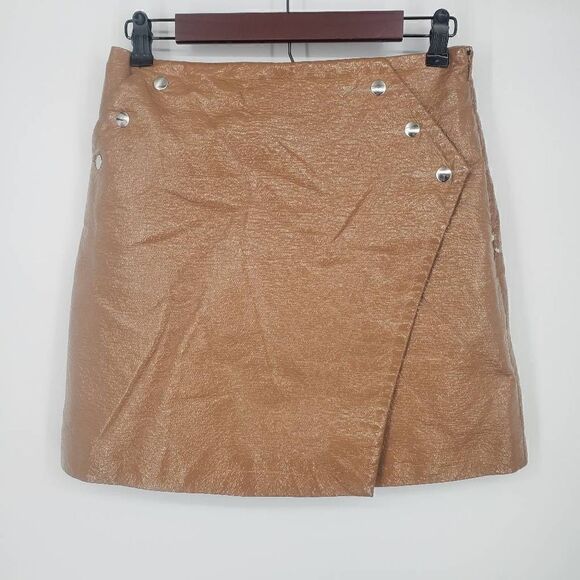 BA&SH Misty Skirt in Noisette Size 2‎ (Medium) *small damage see pictures* - Picture 6 of 9